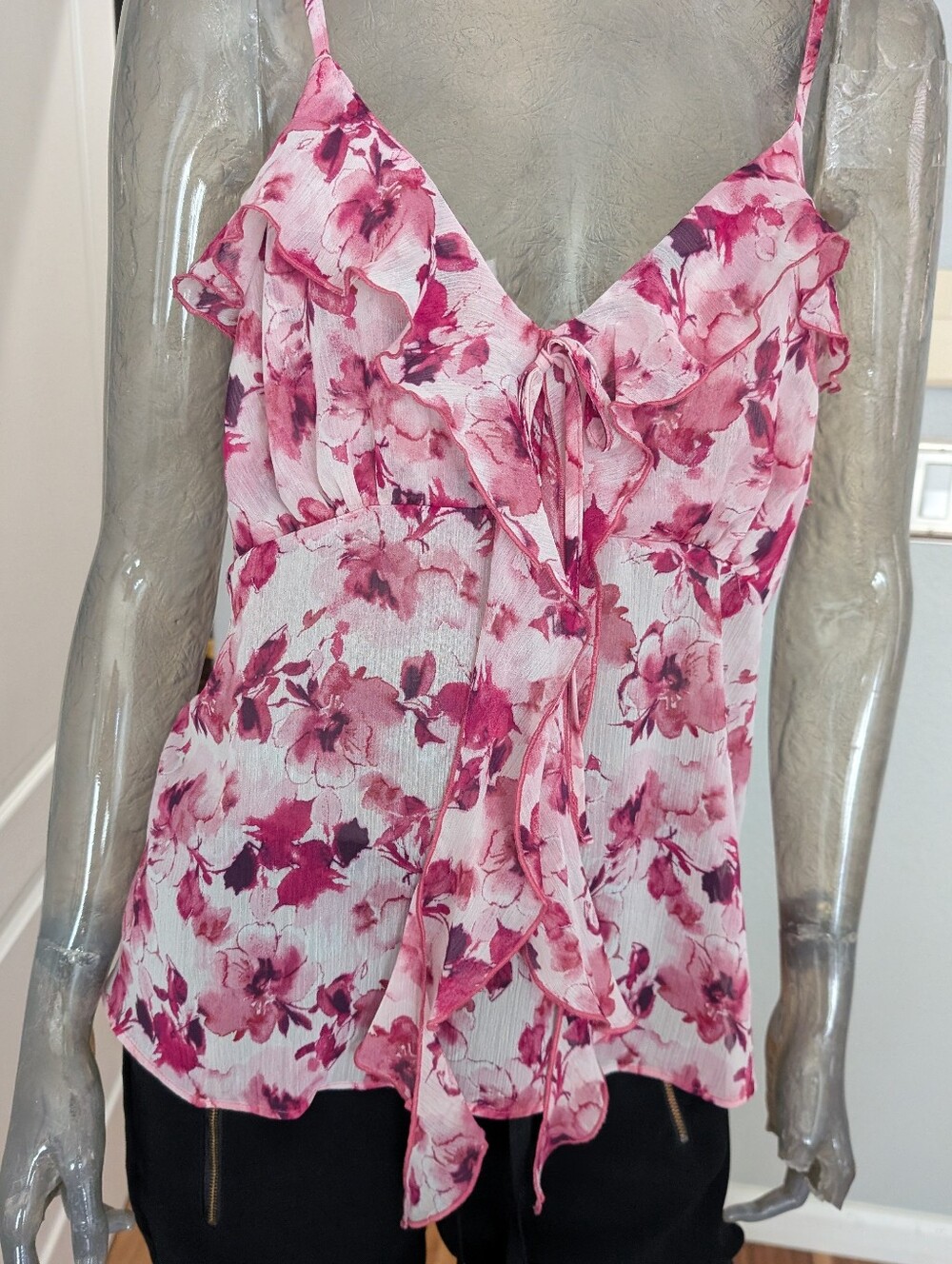 Robert Rodriguez Chiffon Justine Cascading Ruffle Camisole Size Medium Nwt ❤️